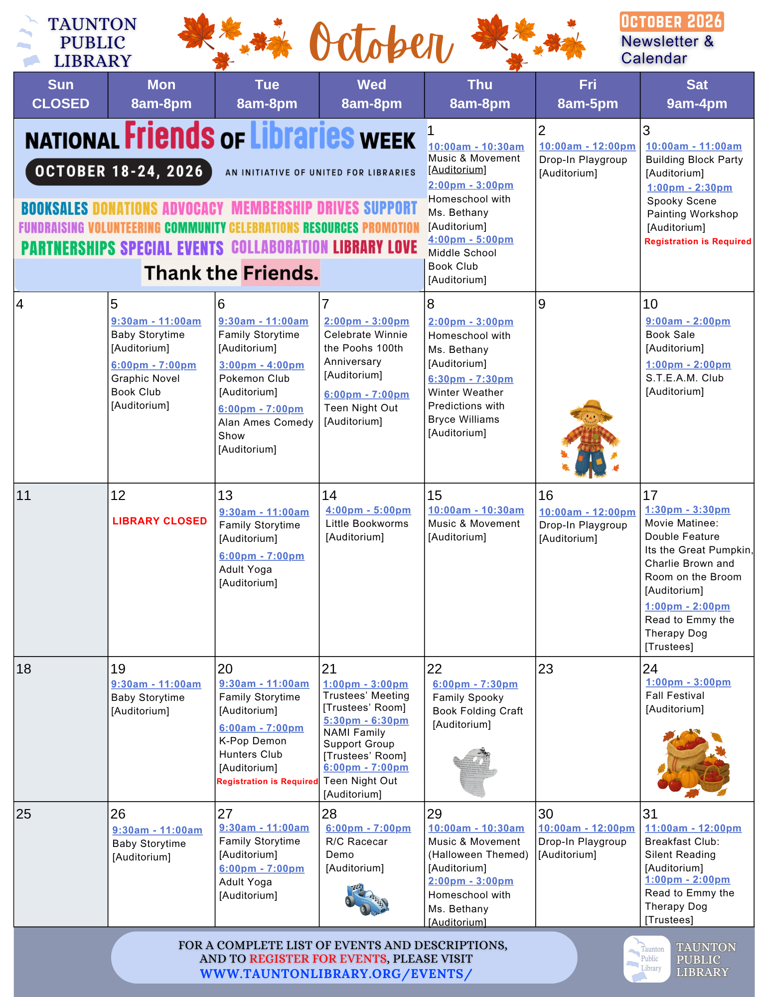 October Newsletter, side 2